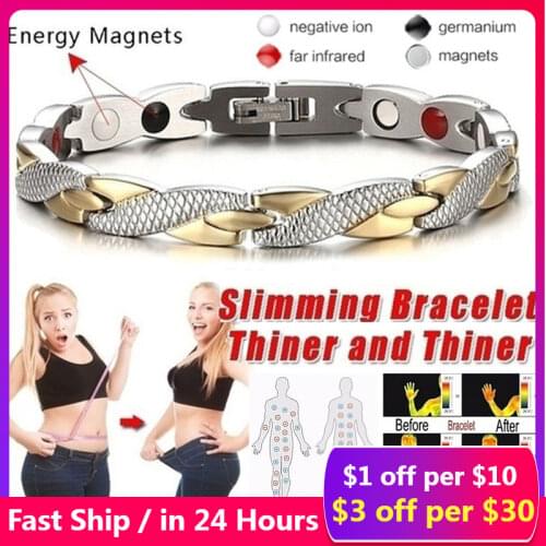 Twisted Magnets Healthy Weight Loss Bracelets & Bangles Jewelry Bio Magnetic Bracelets Charm Bracelets For Men Women Weight Loss