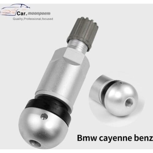 TPMS-16 Tire Valve Good Quality For BMW Benz Porsche Cayenne Maserati Universal Aluminum TPMS Tire Pressure Sensor Replacement