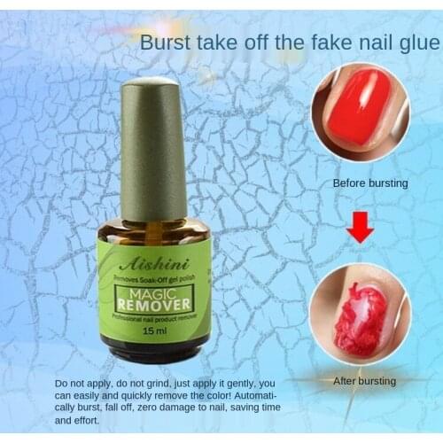 15ml Nail Gel Magic Remover Gel Soak off Remover Nail Polish Delete Primer Acrylic Clean Degreaser For Nail Art Lacque