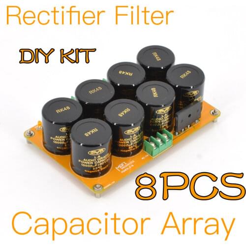 MOFI POWER.S-8 Rectifier Filter With Capacitor Array 8PCS (Nover 50v-10000uF X8)-DIY KIT