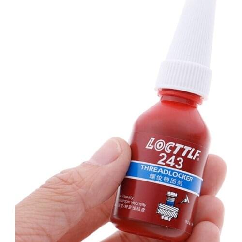 1 PC 10ml Thread Locking Agent Anaerobic Adhesive 243 Glue Oil Resistance Fast Curing