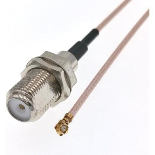 10PCS F To U.FL/ IPX Connector F Female To IPX Crimp RG178 RF Pigtail Cable 15CM&20CM