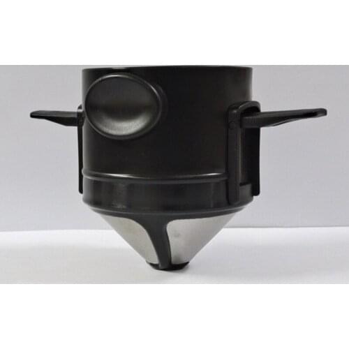 100 Mesh Double Layer Little Angel Portable Folding Coffee Filter Reusable Drip Coffee Holder Funnel Baskets Tea Infuser