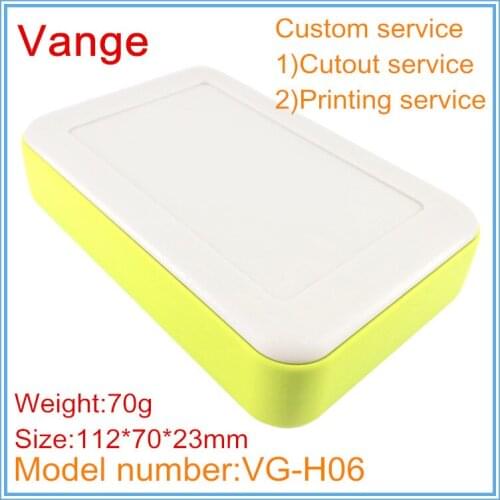 2pcs/lot injected plastic case IP54 portable ABS plastic enclosures housing for electronic project box 112*70*23mm