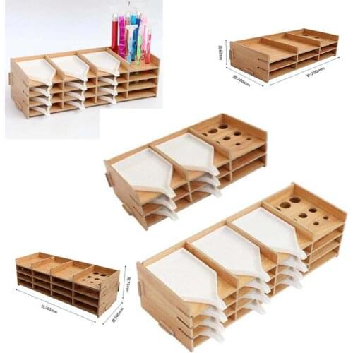 2021 gift diamond embroidery wood Pallet diamond painting diamond painting tool diy magnetic diamond painting locator drill pen