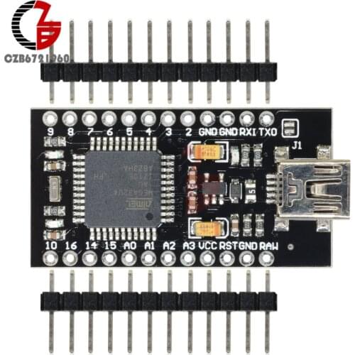 5V 16MHz Pro Micro ATmega32U4 ATMEGA32U4-AU Module Mini USB Replace ATmega328 for Arduino