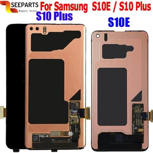 Amoled For Samsung Galaxy S10E G970U G970W LCD Display Touch Screen Digitizer Replacement For Samsung Galaxy S10 Plus G9750 LCD