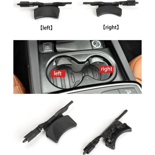 Car L+R Centre Console Water Cup Holder Drink Stand Fixing Buckle Limit Clip for Benz W166 W292 ML GL GLE GLS 2012-2019