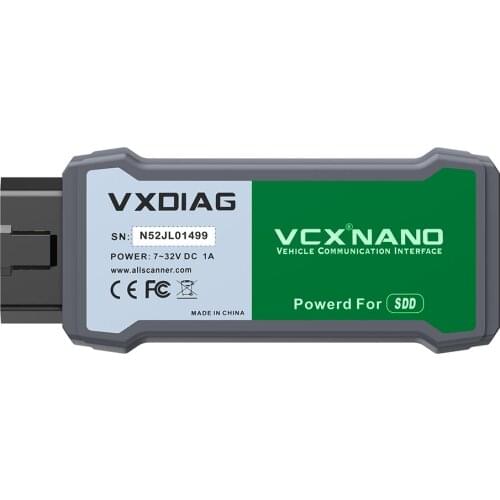 VXDIAG VCX NANO JLR For Land Rover/Jaguar SDD V160 OBD2 Diagnostic Tool Support All Protocols Diesel/gasoline Cars