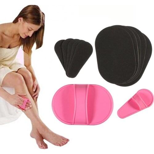 Hair Remover Epilator Unwanted Body Tools Natural Face Hair Removal Exfoliator Pad Smooth Legs Away Lady Cosmetic Skin Care Tool