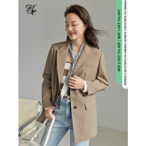FANSILANEN Women's Double-breasted Blazers