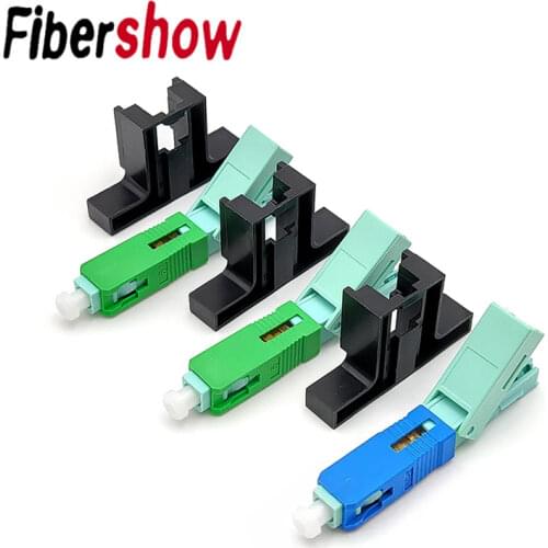 FTTH SC UPC Optical fibe quick connector SC FTTH Fiber Optic Fast Connector Embedded High Quality SC APC