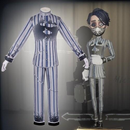 Game Identity V Cosplay costumes Survivor Embalmer,Aesop Carl Cosplay Costume Rorschach Physician Skin Uniforms Suits Cloth Set