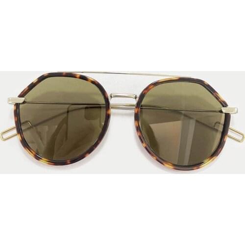 Fashion Round Sunglasses Women Men Luxury Brand Acetate Frame Classic Sun Glasses For Women 2021 With Box