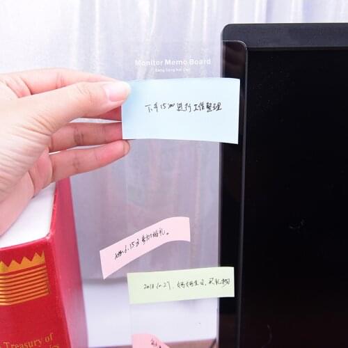 Monitor Memo Note Board Computer Screen Card Holder Sticky Office Home