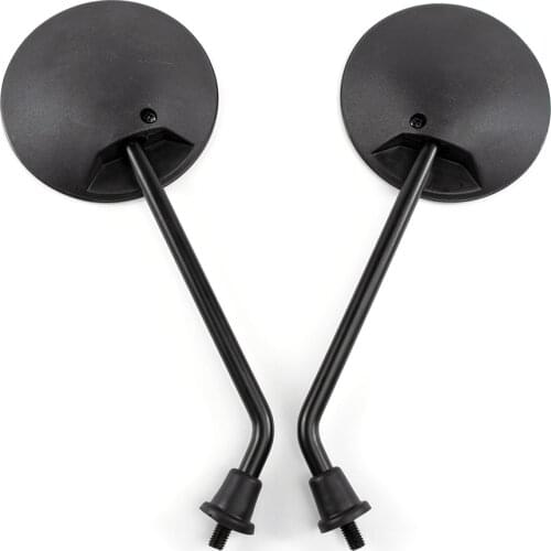 Motorcycle Back Rear View Mirror Electric Bicycle Rearview Mirrors Moped Side Mirror 10mm Round