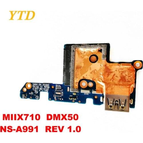 Original for Lenovo MIIX 720 USB board MIIX710 DMX50 NS-A991 REV 1.0 tested good free shipping