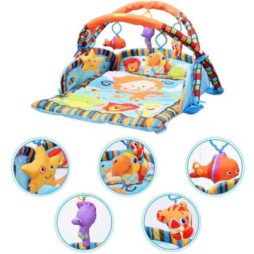95*85CM Gym Tapis Puzzles New Educational Rack Toys Baby Music Play Mat With Piano Keyboard Infant Fitness Carpet Gift For Kids