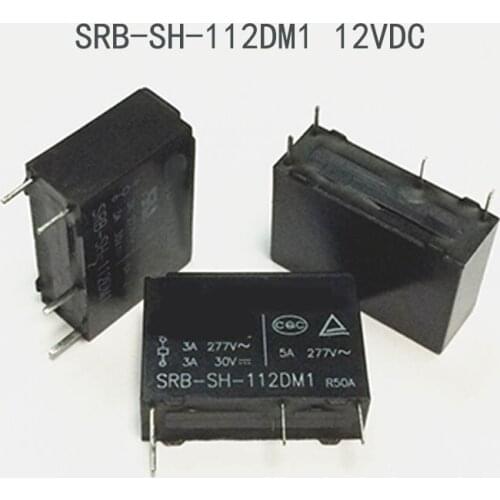1PCS Relay SRB-SH-112DM1 12VDC 4-Foot Set Normally Open