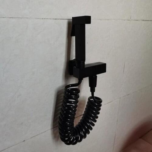 Bidet Faucets Black Bathroom Shower Tap Bidet Toilet Sprayer toilet washer muslim shower ducha higienica BD006