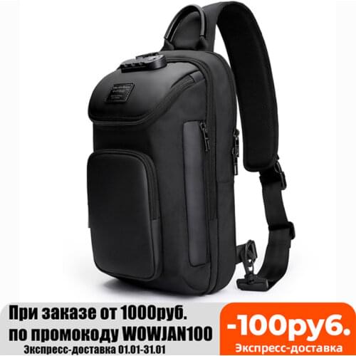 SUUTOOP Large Capacity Men Oxford Waterproof Multifunction Crossbody Bag Shoulder Bags Messenger Sling Chest Bag Travel for Male