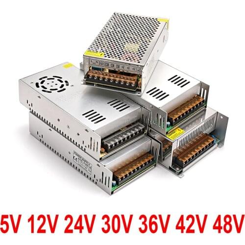 Transformer switching power supply single output power 5V 12V 24V 30V 36V 48V 80W 360W 10W 60W led adapter SUSWE