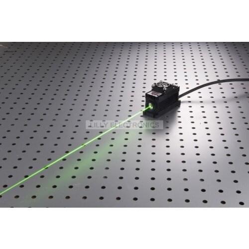 100mW 532nm Green Laser Dot Module + TTL/Analog 0-30KHZ + TEC Cooling + 85-265V