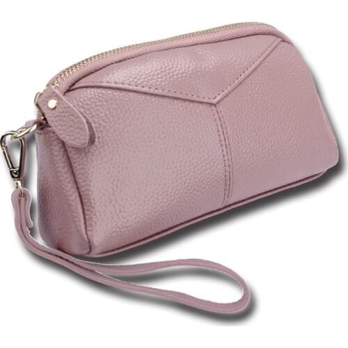 Designer Womens Day Clutches Quality Genuine Leather Purse Bag Wallet Fashion Phone Bag Female Handbags