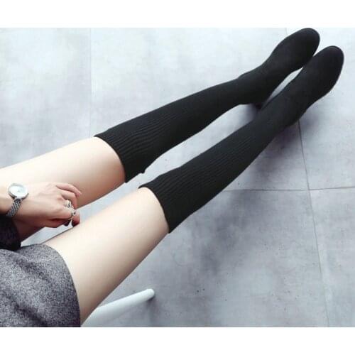 Leather Boots Women Thigh High Boots Shoes for Women 2020 Shoes Women New Arrival Over Knee High Boots Women Overknees Boots