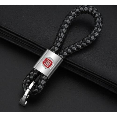 1PCS Auto Styling Alloy Car Emblem Keychain Key Chain Key Rings For Fiat 500 500x 500l TIPO Punto 124 125 Viaggio Abarth Panda