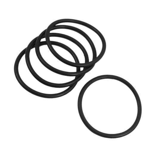 10 Pcs 75mm x 5mm Black Rubber Sealing Washers Oil Filter O Rings