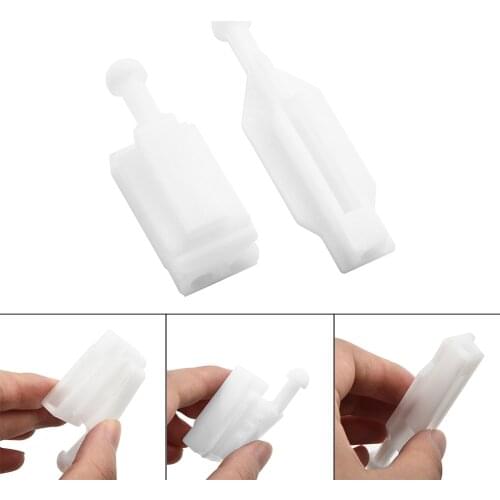 Car Headlight Adjuster Bracket For BMW E39 5series Facelift 2000-2003 Plastic 2pcs/Set White Durable 2018 Sale