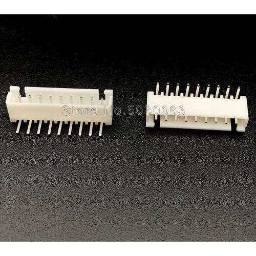 30PCS/Lot XH2.54 9P 9pin XH-9AW Right Angle Pin Header Wire Connector 2.54mm Pitch XH For PCB JST Car XH 2.54MM