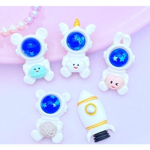 5/10Pcs New Resin Mixed Mini Space Series Flat Back Cabochons Scrapbooking DIY Jewelry Craft Decoration Accessories Q05