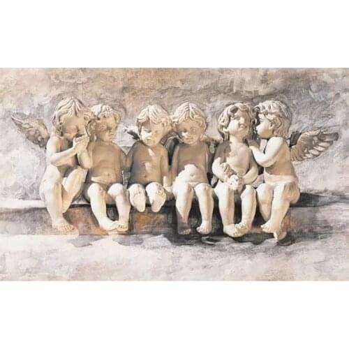 5D DIY Child Angel Cupid Diamond Painting Full Drill Embroidery Cross Stitch Mosaic Needlework Craft Home Decor Religion Gift