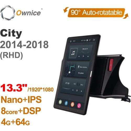 1920*1080 Android 10.0 Ownice 13.3 Inch Rotation Autoradio 1 Din for Suzuki LIANA 2004 2008 Car Radio Auto GPS Multimedia DSP