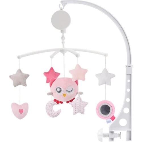 New Baby Crib Rattles Baby Toys 0-12 Months Music Box Bed Toy Carousel For Cots Mobile Toys Kids Toddler Holder Rattle Toy