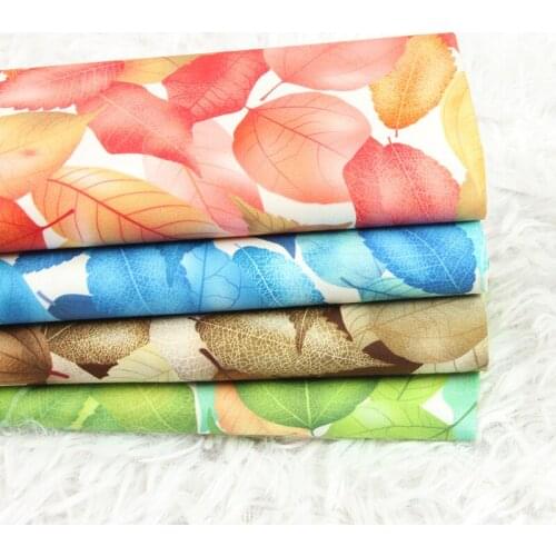 Handmade DIY Garment Dress Shirt Material Print Half Yard Thin Cotton Fabric Northern Europe 100% Cotton Brocade Fabric Plain