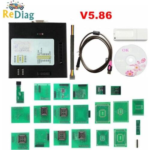 Hot Sale Auto ECU Programmer X-prog V5.86/V5.55/V6.12/V6.17/6.26 Chip Tuning Tool XPROG-M 5.86 with USB Dongle
