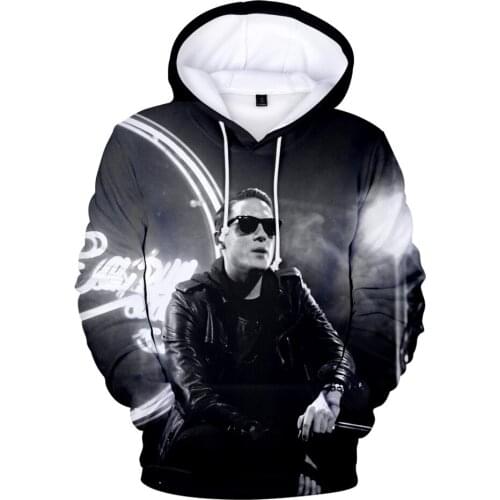 Rappa G-Eazy 3D Hoodies Men Women New Arrival Fashion Print Solo Pullover Hoodie White Streetwear Hip-Hop G-Eazy 3d Hoodies top