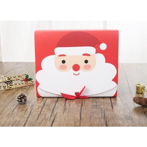 20 Pieces/Lot Exquisite Cartoon Christmas Gift Box Packaging Box Christmas Gift Box For Children 24x19.5x7cm Pizza Packaging Box