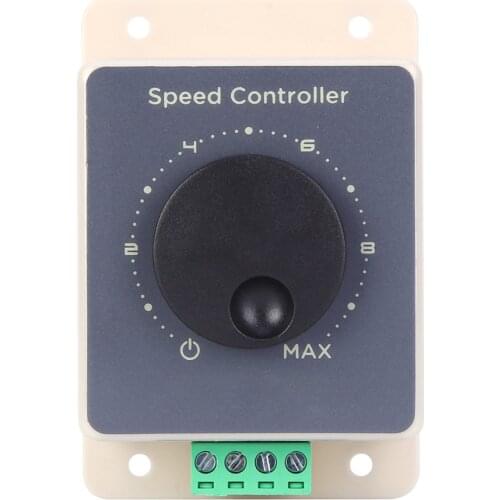 DC Motor Speed Controller 775 High Power Waterproof Adjustable Switch PWM12V24V48V Wall Button Dimmer Regulator Switch
