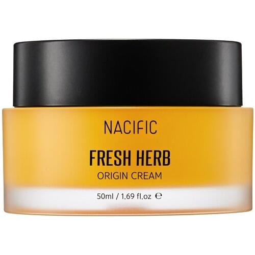 Facial Cream - Fresh Herb Origin Cream, Nacific, тени, maquillaje, маска, корейская косметика, патчи для глаз, бальзам для губ