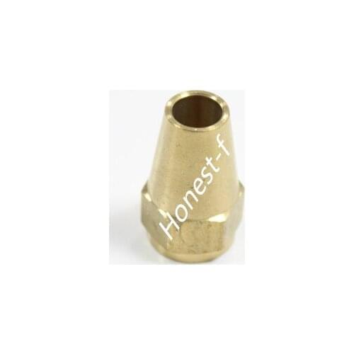Brass 3/8" OD 45 Degree Flare Long Nut ,Brass Flare Tube Fitting