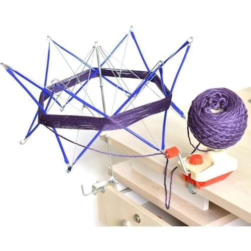 Patchwork Thread Yarn Winder Knitting Umbrella Swift Wool Yarn String Winder Holder Sewing Tools Sewing Accessories