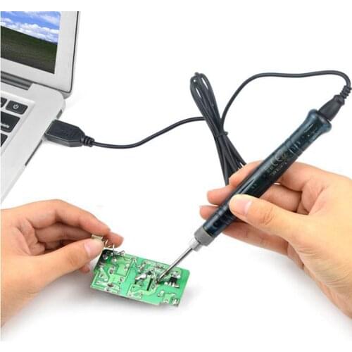 LT001 USB Powered Mini 5V 8W Electric Soldering Iron With LED Indicator Portable Soldering Tools