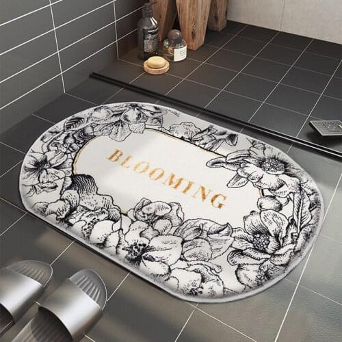 Non-slip Entrance Door Mat Soft Durable Floor Pad Multi-function Washable Bedroom Carpet Absorb Water Rug Living Room Home Decor