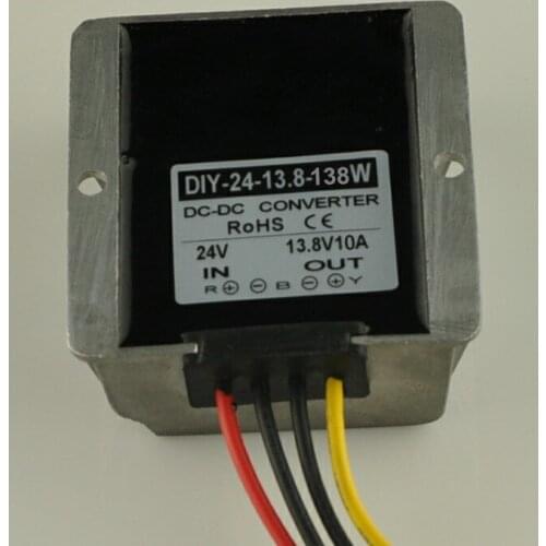 24V36V(17-40V) To 13.8V 10A 138W DC DC Buck Converter For Car Radio Intercom Power Step Down Module Voltage Regulator Waterproof