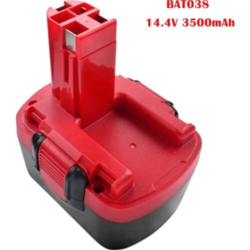 14.4V 3500mAh Replacement Ni-MH Battery for Bosch BAT040 BAT038 BAT041 BAT140 BAT159 BAT048 BAT100 BAT119 BH984 2607335275