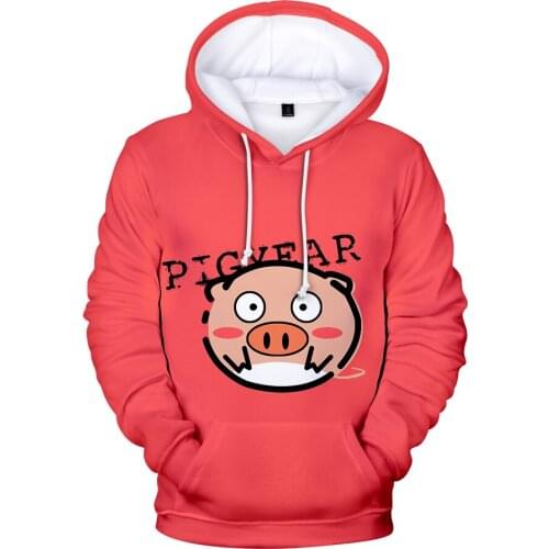 Hot Sale 3D Printed Cute Pig Hoodie Men Women Sweatshirt Fashion 3D Hoodie Pullover Spring Sweatshirt Anime 2020 Pig Hoodie Top